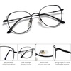 image:imageSOJOS Cat Eye Blue Light Blocking Glasses for Woman Hipster Metal Frame Womens Eyeglasses She Young SJ5027Black