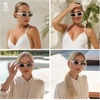 image:imageSOJOS Cat Eye Polarized Sunglasses for Women Small Face 90s Vintage UV Protection Sunnies SJ2344