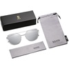 image:imageSOJOS Cat Eye Sunglasses for Women Fashion Designer Style Mirrored Lenses SJ1001SilverSilver