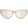 image:imageSOJOS Cat Eye Sunglasses for Women amp Men 90s Retro Aesthetic Trendy Cateye Designer Sunnies SJ2332BeigePink