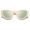 image:imageSOJOS Cat Eye Sunglasses for Women amp Men 90s Retro Aesthetic Trendy Cateye Designer Sunnies SJ2332BeigePink