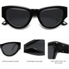 image:imageSOJOS Cat Eye Sunglasses for Women amp Men 90s Retro Aesthetic Trendy Cateye Designer Sunnies SJ2332BlackGrey