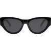 image:imageSOJOS Cat Eye Sunglasses for Women amp Men 90s Retro Aesthetic Trendy Cateye Designer Sunnies SJ2332BlackGrey