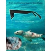 image:imageSOJOS CatEye Sunglasses Recycled Fishing Net Frame EcoFriendly UV400 Polarized LensesAtlantic OceanBrown