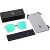 image:imageSOJOS Cateye Sunglasses for Women Fashion Mirrored Lens Metal Frame SJ1086Green