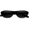 image:imageSOJOS Classic Acetate Oval Sunglasses for Men Women Polarized UV400 Protection Unisex Retro Lightweight Sun Glasses RomyBlackGrey