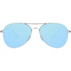 image:imageSOJOS Classic Aviator Sunglasses for Women Men Metal Frame Spring Hinges SJ1030Blue