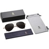 image:imageSOJOS Classic Aviator Sunglasses for Women Men Metal Frame Spring Hinges SJ1030GoldGrey