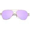 image:imageSOJOS Classic Aviator Sunglasses for Women Men Metal Frame Spring Hinges SJ1030Purple