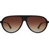 image:imageSOJOS Classic Polarized Aviator Sunglasses Womens Mens Retro 80s 90s UV Protection Wrap Around Aviators SJ2704Blackreddish Brown