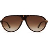 image:imageSOJOS Classic Polarized Aviator Sunglasses Womens Mens Retro 80s 90s UV Protection Wrap Around Aviators SJ2704Brown Tortoisebrown