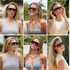 image:imageSOJOS Classic Polarized Aviator Sunglasses Womens Mens Retro 80s 90s UV Protection Wrap Around Aviators SJ2704Brown Tortoisebrown