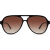 image:imageSOJOS Classic Polarized Aviator Sunglasses for Women Men Retro Trendy Aviators Shades SJ2201BlackGradient Reddish Brown