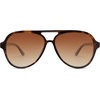 image:imageSOJOS Classic Polarized Aviator Sunglasses for Women Men Retro Trendy Aviators Shades SJ2201Brown TortoiseGradient Brown