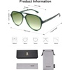 image:imageSOJOS Classic Polarized Aviator Sunglasses for Women Men Retro Trendy Aviators Shades SJ2201GreenGradient Green