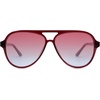 image:imageSOJOS Classic Polarized Aviator Sunglasses for Women Men Retro Trendy Aviators Shades SJ2201Red BurgundyRed Gradient Blue