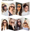 image:imageSOJOS Classic Polarized Aviator Sunglasses for Women Men Retro Trendy Aviators Shades SJ2201Tortoise Gradient BrownBrown