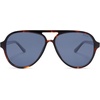 image:imageSOJOS Classic Polarized Aviator Sunglasses for Women Men Retro Trendy Aviators Shades SJ2201TortoiseDark Greyish Blue