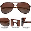 image:imageSOJOS Classic Polarized Aviator Ultra Lightweight Flexible Men Women Sunglasses JOURNEY SJ2065Brown