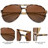image:imageSOJOS Classic Polarized Aviator Ultra Lightweight Flexible Men Women Sunglasses JOURNEY SJ2065Tortoise