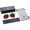 image:imageSOJOS Classic Polarized Sunglasses for Men Women Metal Frame Shades SJ1030 with GoldGradient Brown