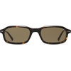image:imageSOJOS Classic Rectangle Polarized Sunglasses for Women Men Retro Acetate Frame with Polarized Lenses WesleyTortoiseBrown