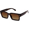 image:imageSOJOS Classic Retro Square Polarized Sunglasses Womens Mens 80s 90s Trendy Rectangle Shades SJ2393Brown TortoiseGradient Brown