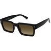 image:imageSOJOS Classic Retro Square Polarized Sunglasses Womens Mens 80s 90s Trendy Rectangle Shades SJ2393Shiny BlackGradient Brown