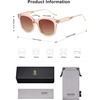 image:imageSOJOS Classic Square Polarized Sunglasses Womens Mens Retro Trendy UV400 Sunnies SJ2050BrownBrown