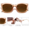 image:imageSOJOS Classic Square Polarized Sunglasses Womens Mens Retro Trendy UV400 Sunnies SJ2050BrownBrown
