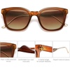 image:imageSOJOS Classic Square Polarized Sunglasses Womens Mens Retro Trendy UV400 Sunnies SJ2050Dark BrownBrown