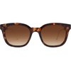 image:imageSOJOS Classic Square Polarized Sunglasses Womens Mens Retro Trendy UV400 Sunnies SJ2050Dark TortoiseBrown