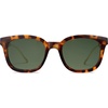 image:imageSOJOS Classic Square Polarized Sunglasses Womens Mens Retro Trendy UV400 Sunnies SJ2050Dark TortoiseGreen