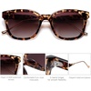 image:imageSOJOS Classic Square Polarized Sunglasses Womens Mens Retro Trendy UV400 Sunnies SJ2050LeopardPurple
