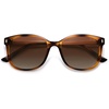 image:imageSOJOS Classic Square Polarized Sunglasses for Women Oversized Trendy Retro UV Protection Shade SJ2640Brown Tortoise Frame Brown Grading Lens