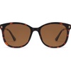 image:imageSOJOS Classic Square Polarized Sunglasses for Women Oversized Trendy Retro UV Protection Shade SJ2640Tortoise Frame Brown Lens