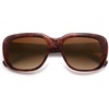 image:imageSOJOS Classic Thick Rectangle Polarized Sunglasses for Women Men Trendy 90s Square Frame Shades SJ2635Brown Tortoise FrameBrown Lens