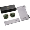 image:imageSOJOS Classic Trendy Square Sunglasses for Women Men Cute Big Frame Gold Shades SJ1137GoldDark Green