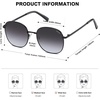 image:imageSOJOS Classic Trendy Square Sunglasses for Women Men Cute Big Frame Gold Shades SJ1137Matt BlackGradient Grey