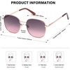 image:imageSOJOS Classic Trendy Square Sunglasses for Women Men Cute Big Frame Gold Shades SJ1137Rose GoldGreyrose