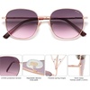 image:imageSOJOS Classic Trendy Square Sunglasses for Women Men Cute Big Frame Gold Shades SJ1137Rose GoldGreyrose