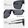 image:imageSOJOS Cycling Sport Glasses for Women Man UV400 Protection Wrap Around Lightweight TR90 Frame Sunglasses SJ2353BlackGrey