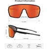 image:imageSOJOS Cycling Sport Glasses for Women Man UV400 Protection Wrap Around Lightweight TR90 Frame Sunglasses SJ2353BlackRed