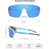 image:imageSOJOS Cycling Sport Glasses for Women Man UV400 Protection Wrap Around Lightweight TR90 Frame Sunglasses SJ2353WhiteBlue