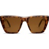 image:imageSOJOS Fashion Oversized Square Cat Eye Polarized Sunglasses for Women Trendy Cateye Style Womens Sunglasses SJ2179Dark TortoiseBrown