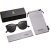 image:imageSOJOS Fashion Round Sunglasses for Women Men Oversized Vintage Shades SJ2057Amber TortoiseGrey
