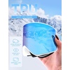 image:imageSOJOS Frameless Ski Goggles Men Women UltraWide 180 Panoramic UV400 Protection OTG Compatible SJ2691Blue