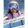 image:imageSOJOS Frameless Ski Goggles Men Women UltraWide 180 Panoramic UV400 Protection OTG Compatible SJ2691Blue