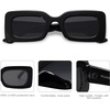 image:imageSOJOS Kids Rectangle Nude Blue Sunglasses for Girls Toddler Baby Age 12 UV400 Protection Trendy Chunky Glasses SK5612ABlack