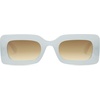 image:imageSOJOS Kids Rectangle Nude Blue Sunglasses for Girls Toddler Baby Age 12 UV400 Protection Trendy Chunky Glasses SK5612ABlue